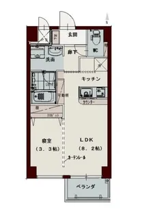 コリドール西内町【2階】の間取り