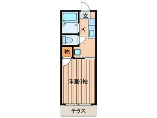 フラットAN【1階】の間取り