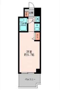 メイツ伊勢佐木長者町【5階】の間取り