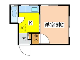 フローラ西荻【2階】の間取り