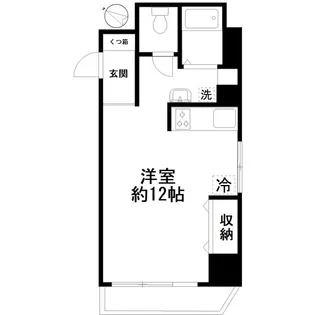 かすがマンション初台【4階】の間取り