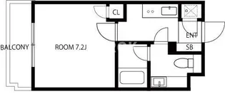 箱崎パルク【5階】の間取り