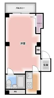 リバーサイドパレス【2階】の間取り