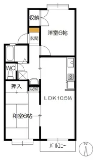 ゴールドトロフ【2階】の間取り