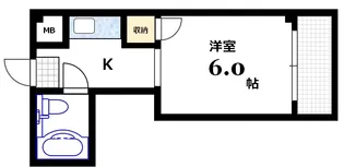 南千田柴崎ビル【3階】の間取り