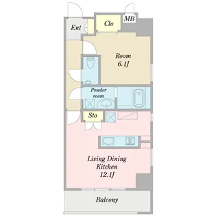 シエロガーデン公津の杜【6階】の間取り