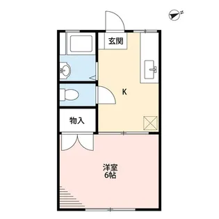 ハイツサガミ【2階】の間取り