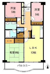 プランシェ沼津高島町【9階】の間取り