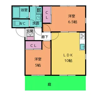 プロヴァンス2【2階】の間取り