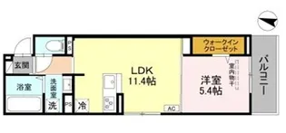 Noble Terrace中山手【3階】の間取り