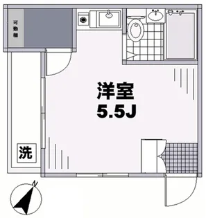 ビレッジOMURO【1階】の間取り