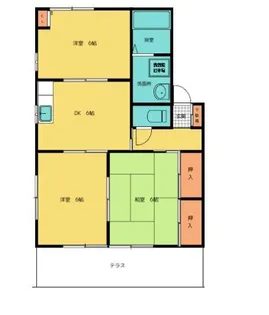 メイプルガーデンB【1階】の間取り