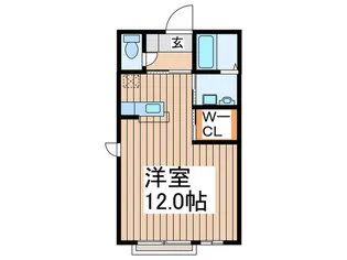 サンハイムさがみ【2階】の間取り