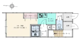 COCO荻窪【1階】の間取り