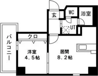 サントノーレ豊平【7階】の間取り