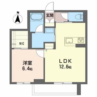 プレミアム虎丸【1階】の間取り
