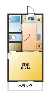 セントラルヒルズA【1階】の間取り