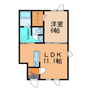 アベリア【1階】の間取り