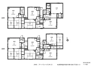 アーバンハイツK-2【1階】の間取り
