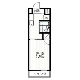 スギヤママンションII【2階】の間取り