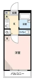 マイナビSTAY錦町4(プレステージ立川)【2階】の間取り