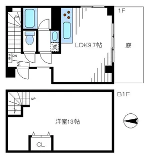 エルシオン【1階】の間取り