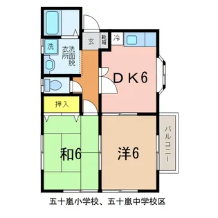 パルクII【1階】の間取り