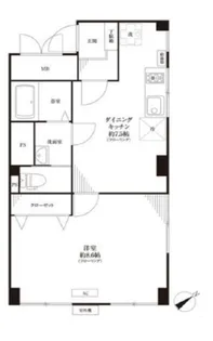 三鷹ローヤルマンション【3階】の間取り
