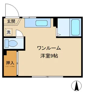 ウイング88【1階】の間取り