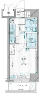 メインステージ錦糸町【3階】の間取り