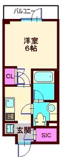 オーキッドレジデンス品川中延【7階】の間取り