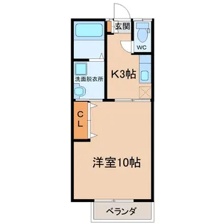 メルベーユ【2階】の間取り