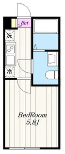 アザーレ・ターコイズ【0】【2階】の間取り