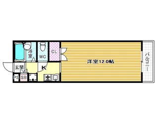 メゾンイシス【3階】の間取り