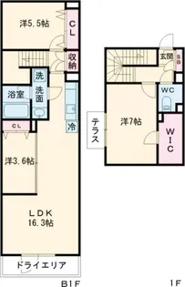 CREATIF学芸大学の間取り