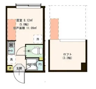 クラシア中野【2階】の間取り