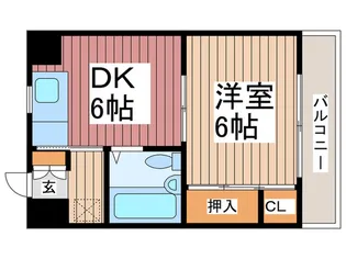 サムトータル【2階】の間取り