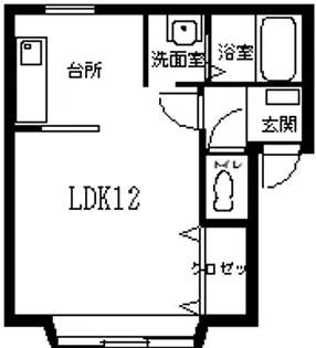 タロウハイツV【1階】の間取り