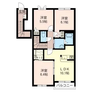 コルダン III【2階】の間取り