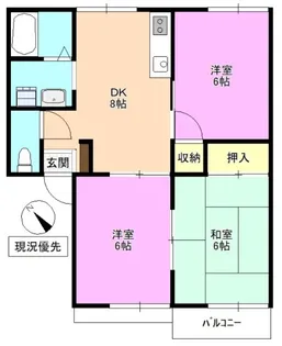 タウニィ稲葉 NW棟【2階】の間取り