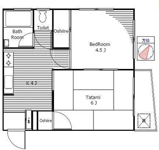 ハートピア駒込【2階】の間取り
