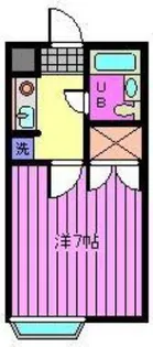 ホワイトコーポ【1階】の間取り