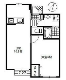 ポネ平和の森I【1階】の間取り