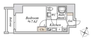 ドゥーエ千駄木【3階】の間取り
