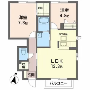 シャーメゾン YOU【1階】の間取り
