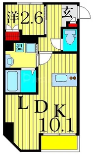 アークトゥルス【4階】の間取り