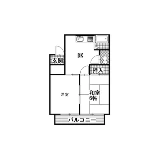 コーポ純【2階】の間取り