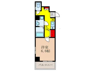 プライムコート池田【4階】の間取り