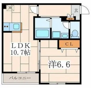エフティ コーポ【3階】の間取り