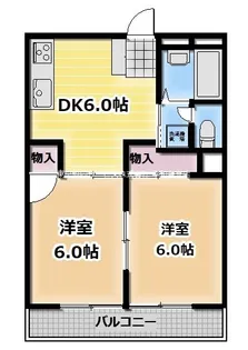 グリーンハイツ・カトウ【3階】の間取り